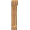 Ekena Millwork Traditional Slat Rough Sawn Bracket w/ Offset Brace, Western Red Cedar, 8"W x 32"D x 40"H BKT0806X32X40TRA06RWR - alternate 4